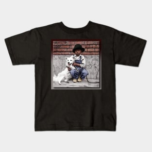 A Boy and His Dog Kids T-Shirt